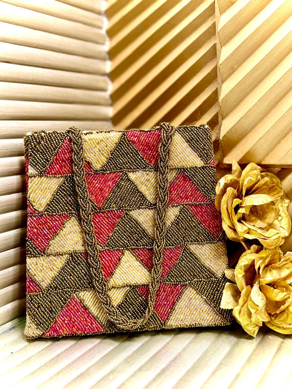 Regal Beaded Purse