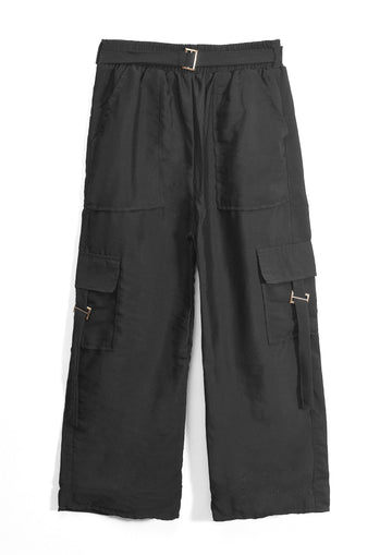 Black Cargo Trouser