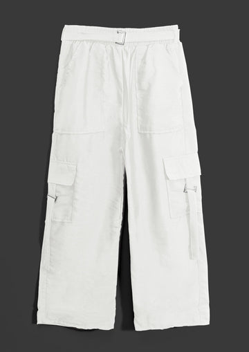 White Cargo Trouser