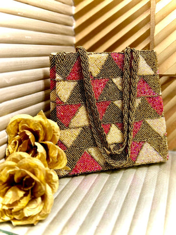 Regal Beaded Purse